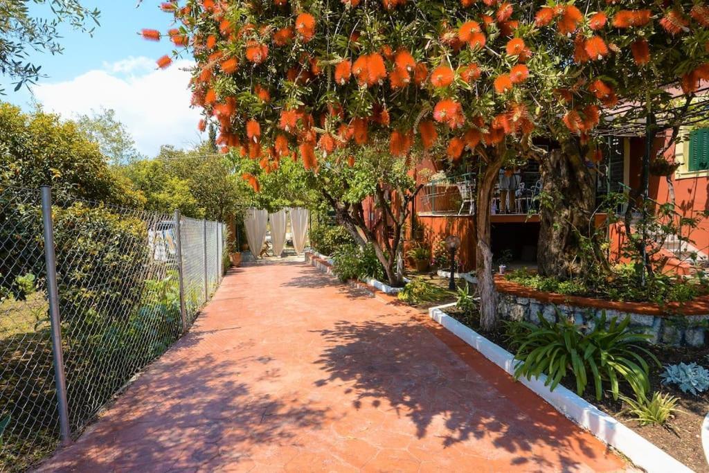 The Red House In Dassia Exterior foto